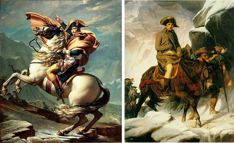 Napoleon Crossing the Alps - Wikipedia